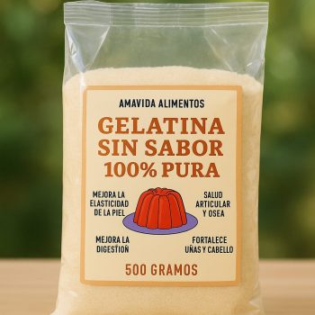 Gelatina sin sabor - 500 gramos
