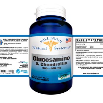 Glucosamina - 500mg - 60 capsulas