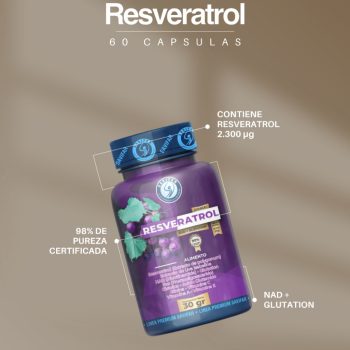 Resveratrol+NAD - 230mg - 60 capsulas