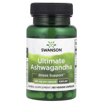 Ashwagandha KSM66 Organica - 250mg - 60 Capsulas