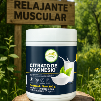 Citrato de Magnesio - 300 Gramos Polvo