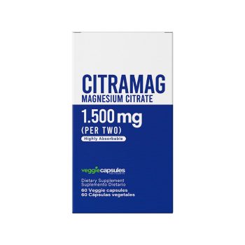 Citrato De Magnesio 750mg - 60 Capsulas
